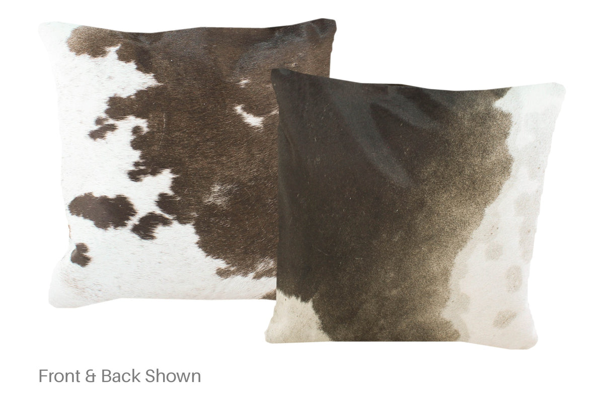 Black and White Cowhide Pillow #A50586