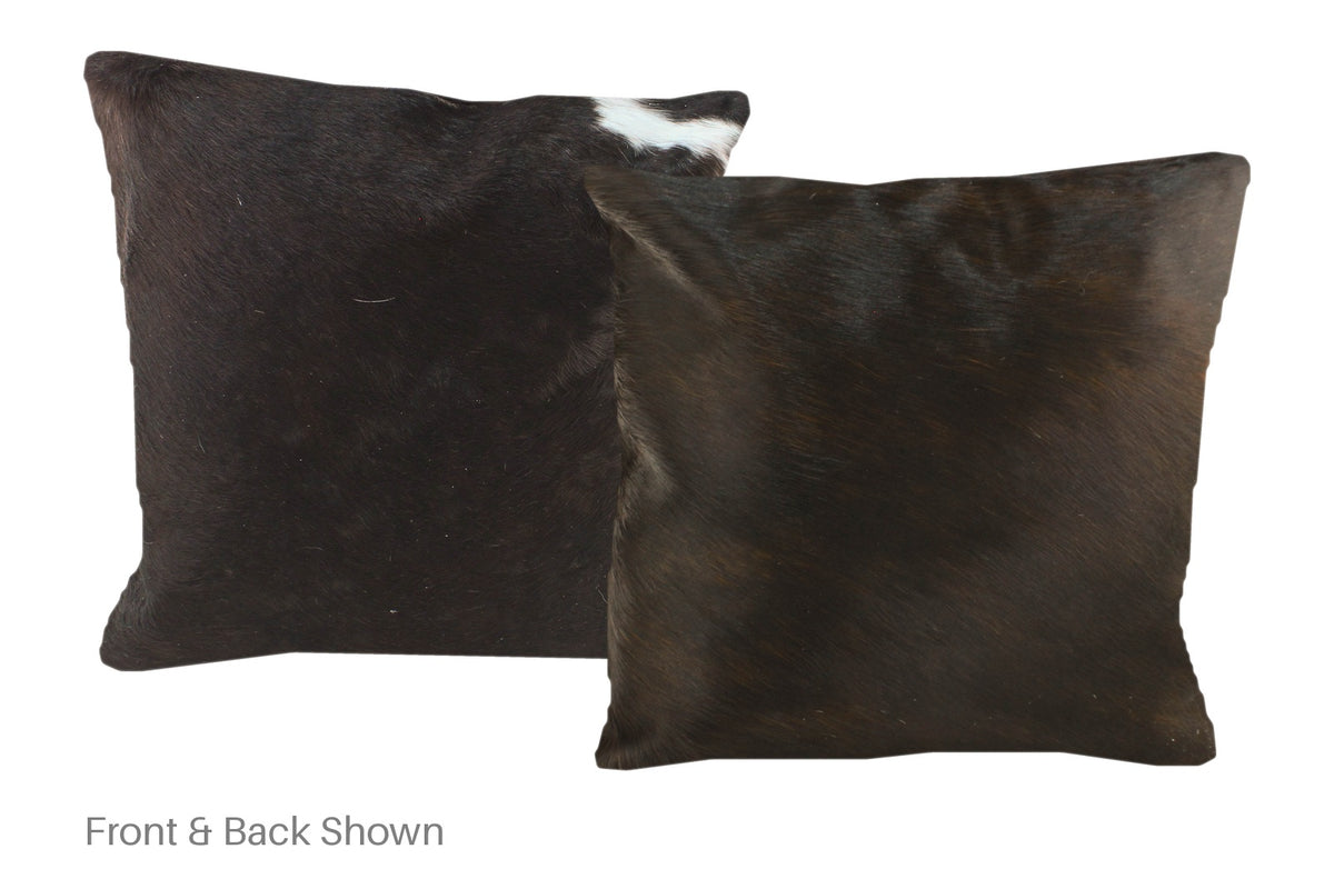 Chocolate Cowhide Pillow #A50588