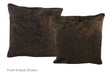 Chocolate Cowhide Pillow 16x16 #A50598 by Hudson Hides