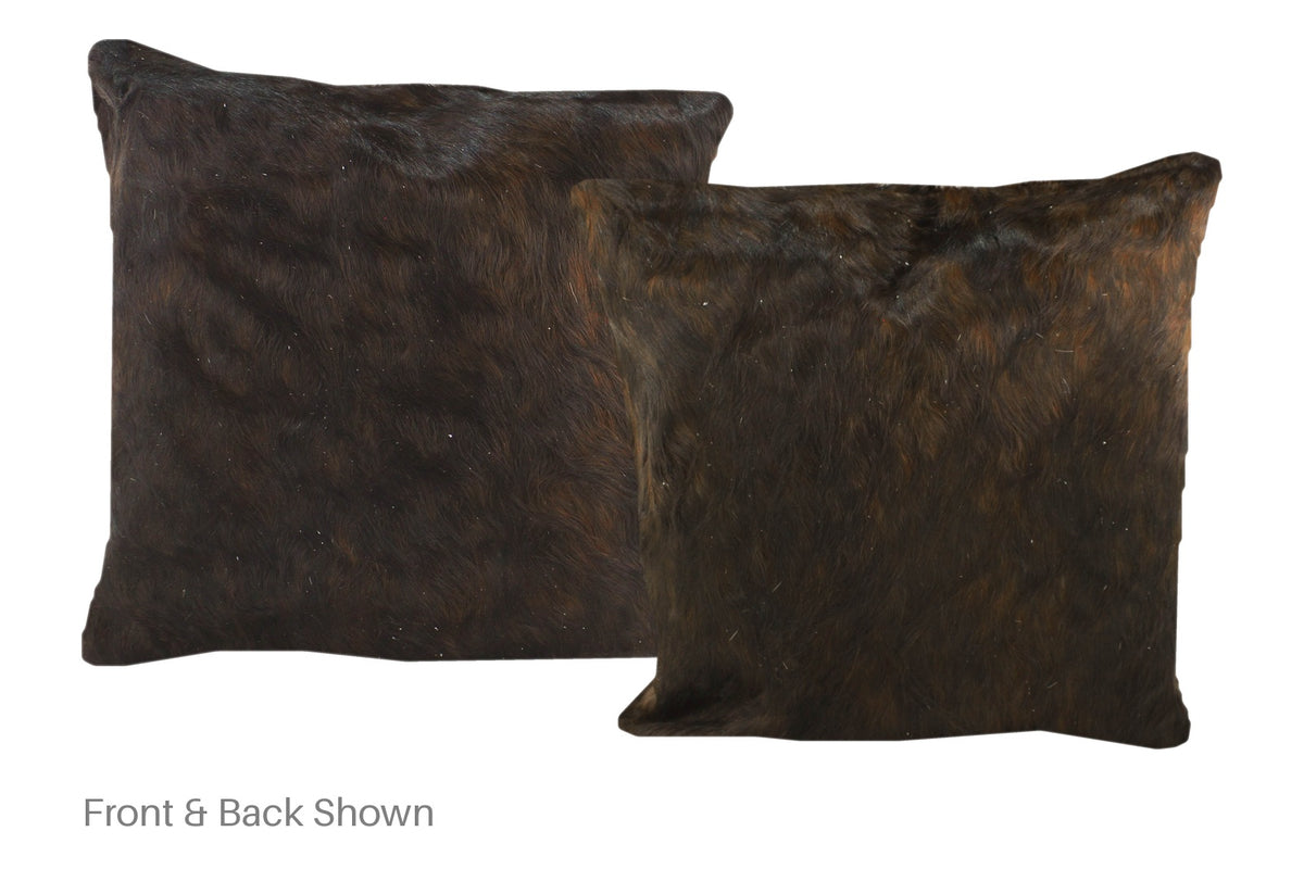Chocolate Cowhide Pillow #A50598