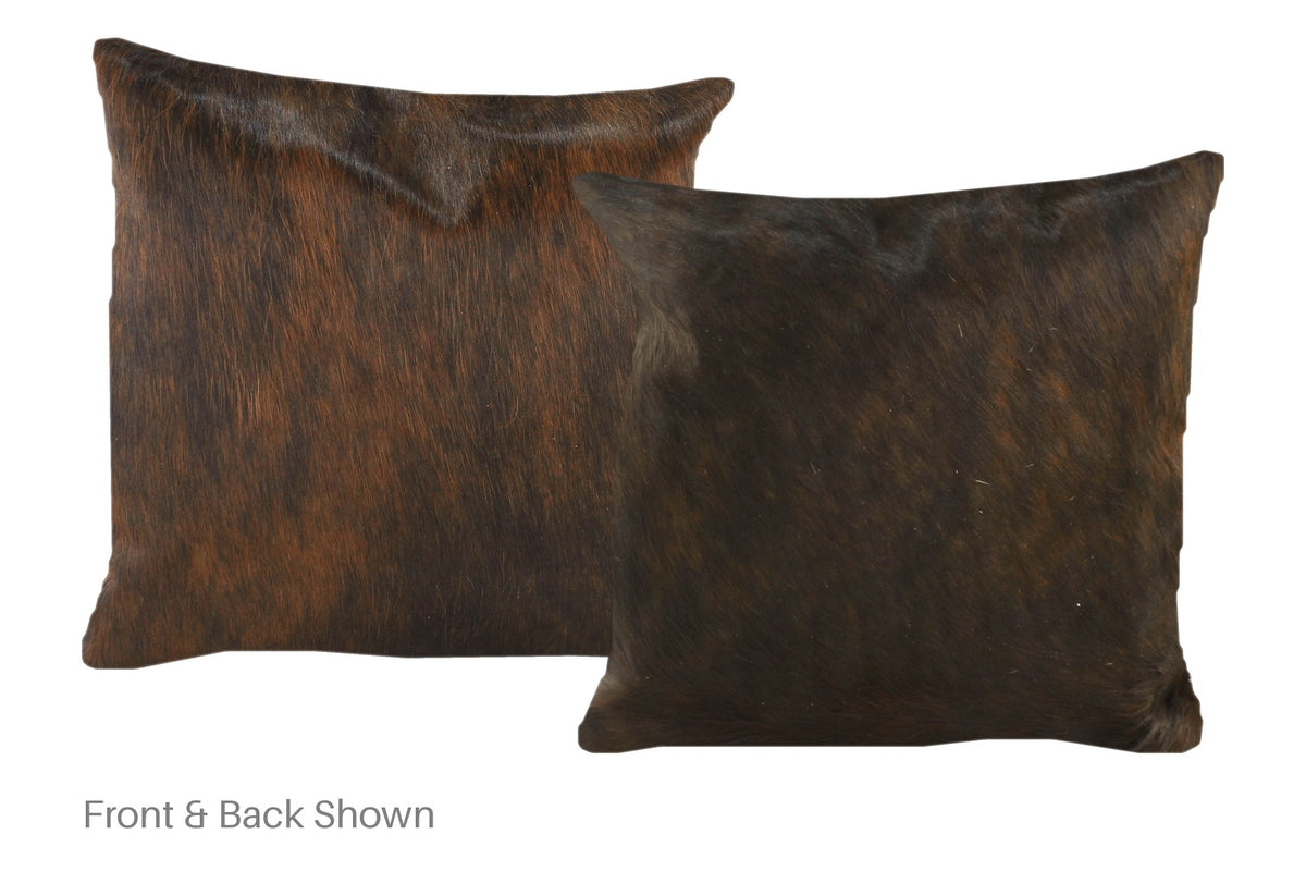 Dark Brindle Cowhide Pillow #A50599