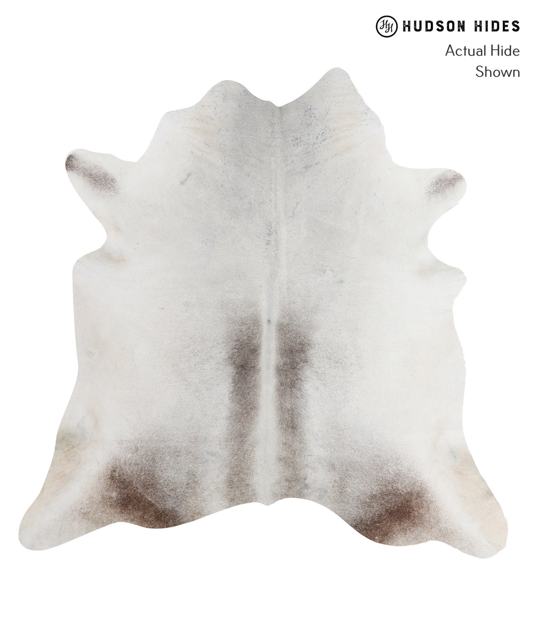 Medium Grey X-Large Brazilian Cowhide Rug 6'6"H x 6'7"W #A5061 by Huds