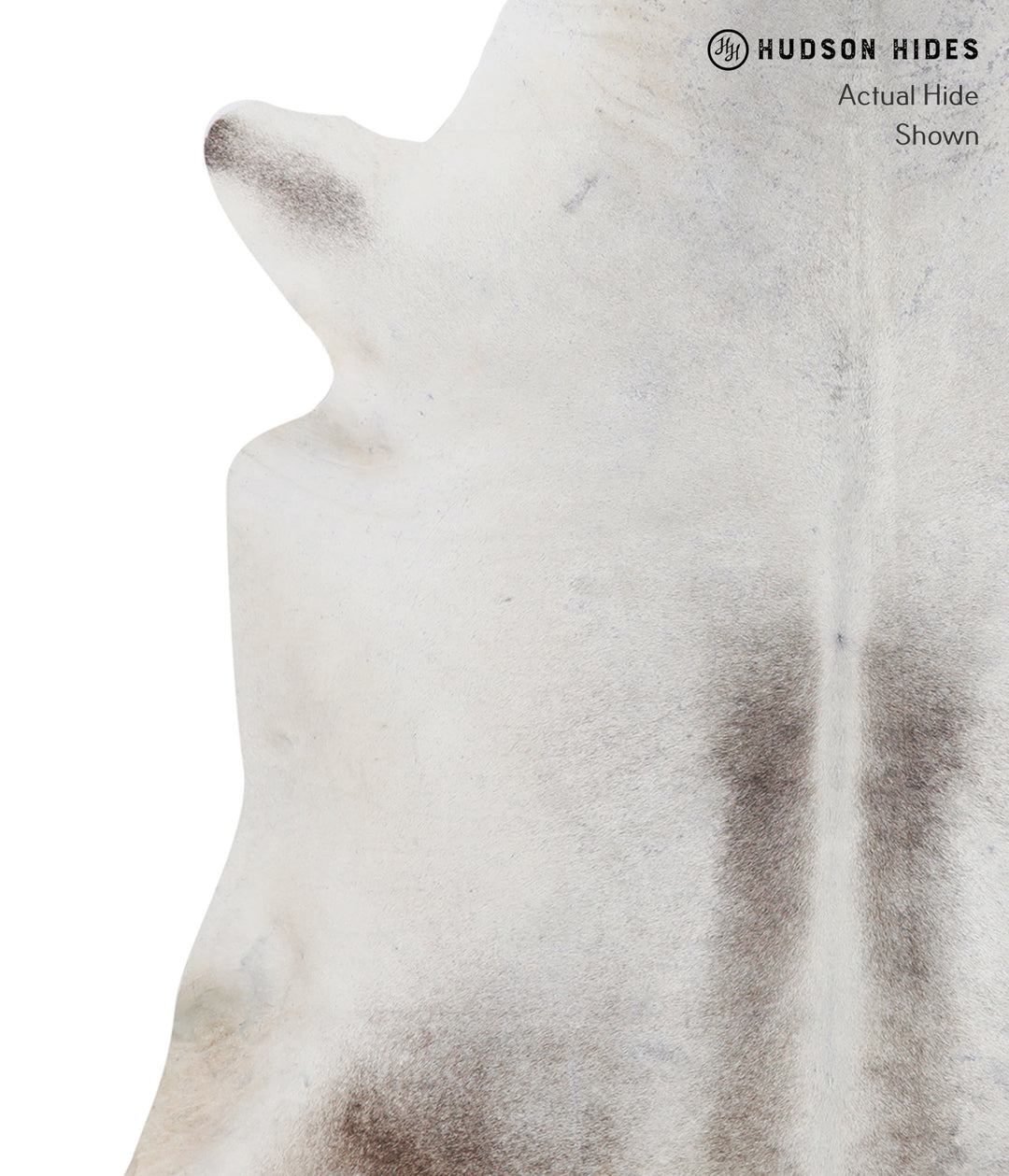 Medium Grey X-Large Brazilian Cowhide Rug 6'6"H x 6'7"W #A5061 by Huds