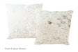 Salt and Pepper Black Cowhide Pillow 16x16 #A50620 by Hudson Hides