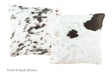 Black and White Cowhide Pillow 16x16 #A50627 by Hudson Hides