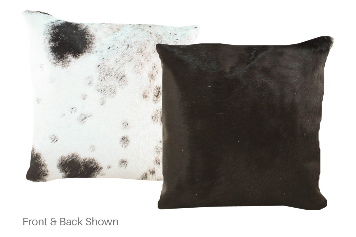 Black and White Cowhide Pillow #A50628
