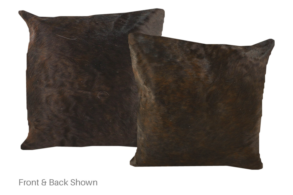 Chocolate Cowhide Pillow #A50630