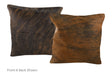 Medium Brindle Cowhide Pillow 16x16 #A50634 by Hudson Hides
