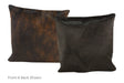 Dark Brindle Cowhide Pillow 16x16 #A50637 by Hudson Hides