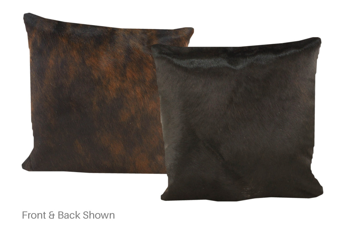 Dark Brindle Cowhide Pillow #A50637