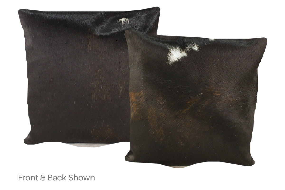 Dark Brindle Cowhide Pillow #A50638