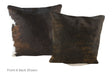 Tricolor Cowhide Pillow 16x16 #A50642 by Hudson Hides