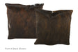 Dark Brindle Cowhide Pillow 16x16 #A50646 by Hudson Hides