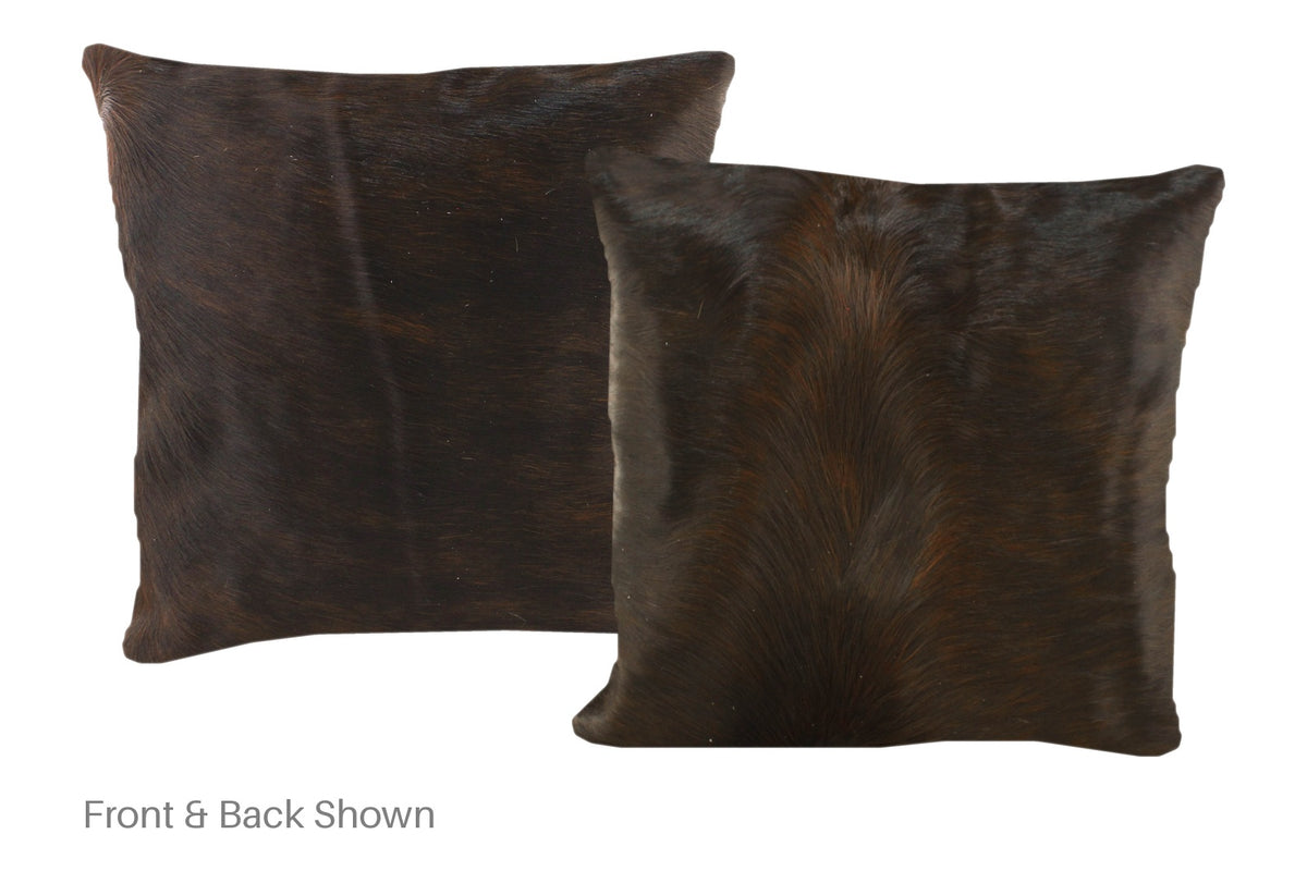 Dark Brindle Cowhide Pillow #A50647