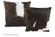 Tricolor Cowhide Pillow 16x16 #A50651 by Hudson Hides