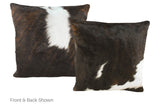Tricolor Cowhide Pillow 16x16 #A50651 by Hudson Hides