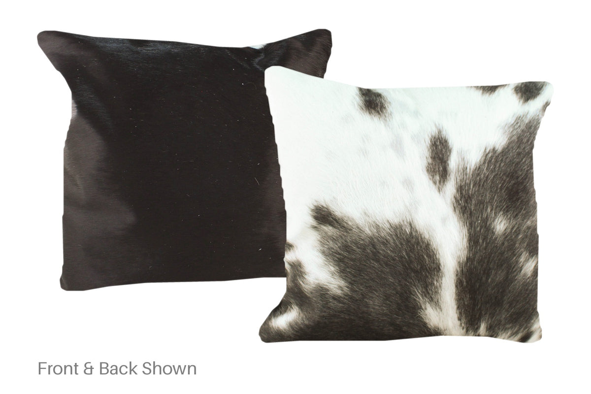 Black and White Cowhide Pillow #A50663