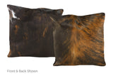 Medium Brindle Cowhide Pillow 16x16 #A50664 by Hudson Hides