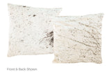 Salt and Pepper Black Cowhide Pillow 16x16 #A50668 by Hudson Hides