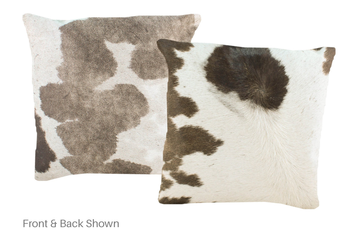 Black and White Cowhide Pillow #A50671