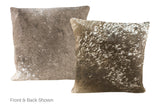 Grey Cowhide Pillow 16x16 #A50673 by Hudson Hides