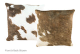 Caramel Cowhide Pillow 16x16 #A50678 by Hudson Hides
