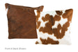 Tricolor Cowhide Pillow 16x16 #A50698 by Hudson Hides