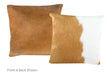 Brown and White Cowhide Pillow 16x16 #A50700 by Hudson Hides