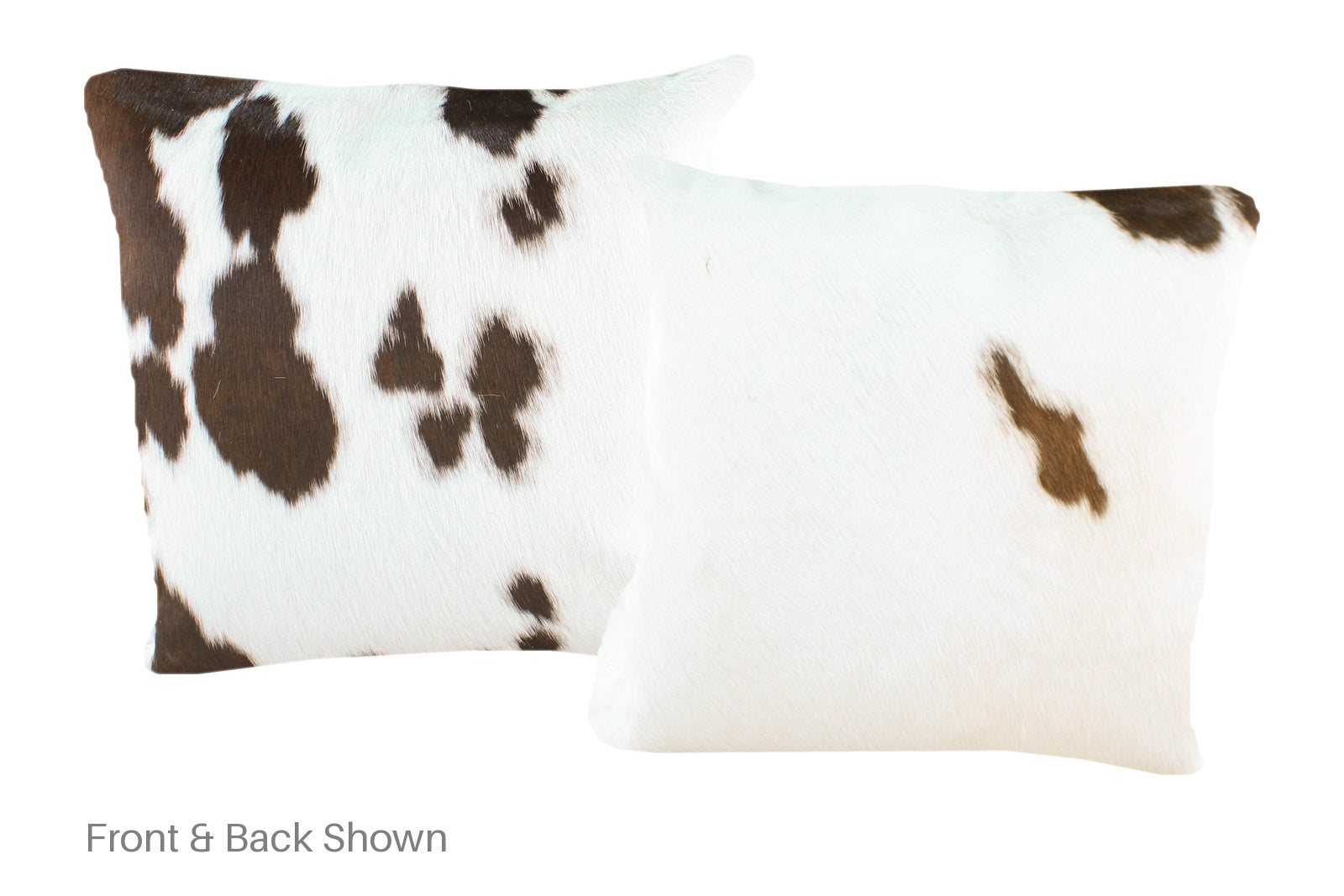Brown and White Cowhide Pillow #A50707