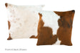 Tricolor Cowhide Pillow 16x16 #A50708 by Hudson Hides