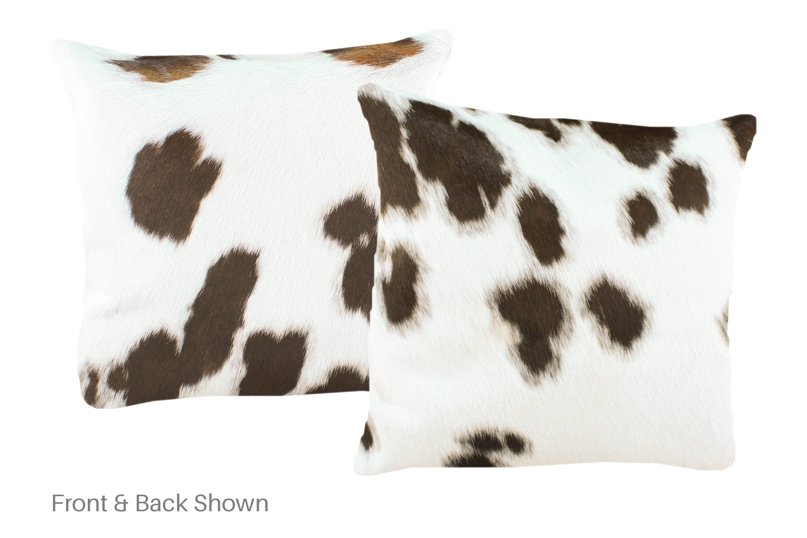Brown and White Cowhide Pillow #A50709