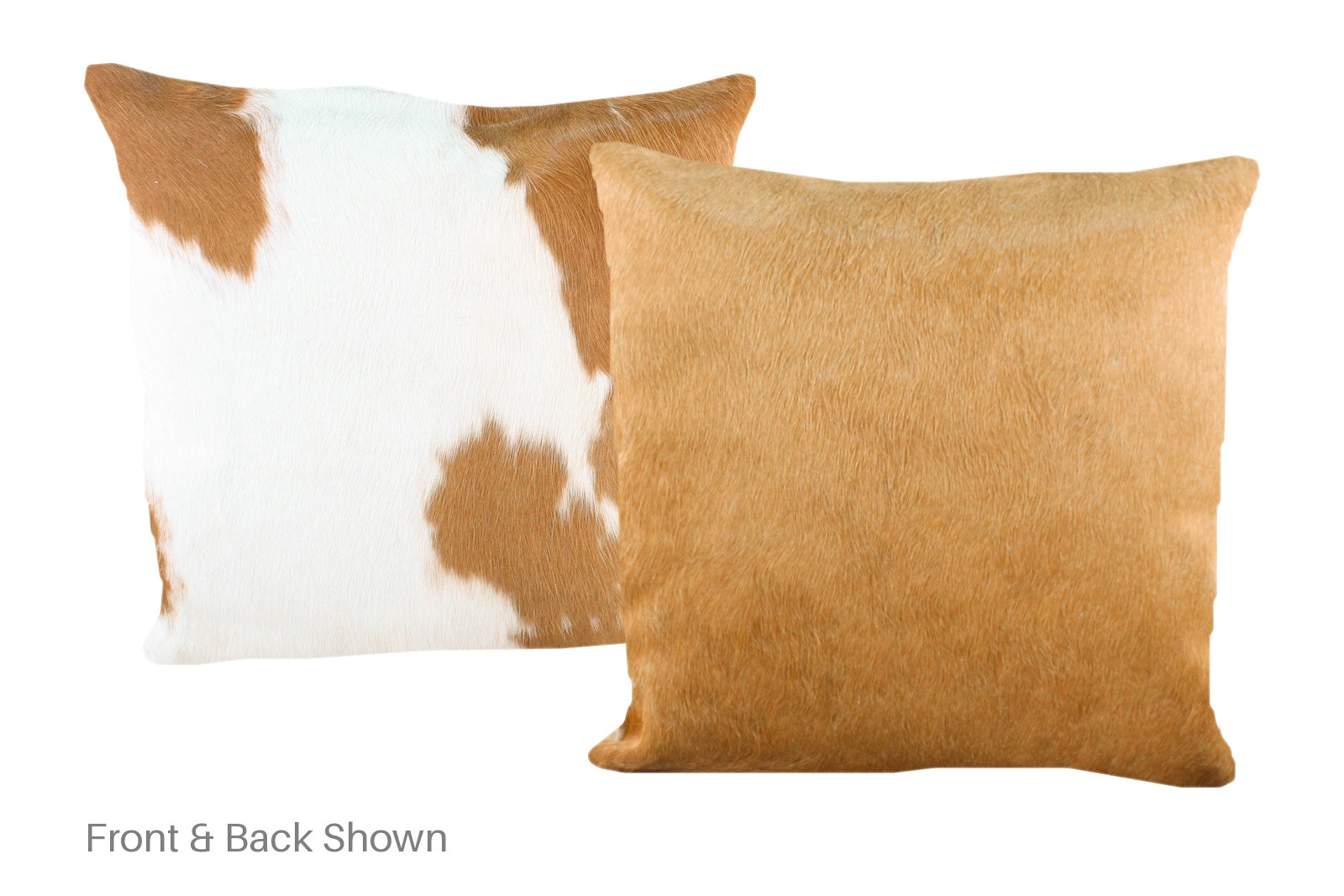 Beige and White Cowhide Pillow #A50712