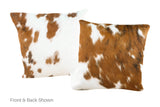 Tricolor Cowhide Pillow 16x16 #A50714 by Hudson Hides