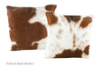 Tricolor Cowhide Pillow 16x16 #A50718 by Hudson Hides