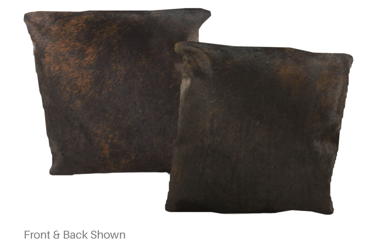 Dark Brindle Cowhide Pillow #A50737
