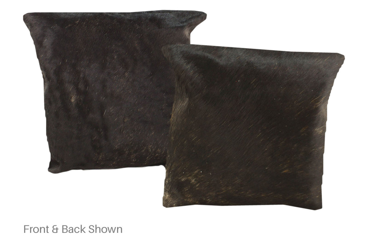 Dark Brindle Cowhide Pillow #A50738