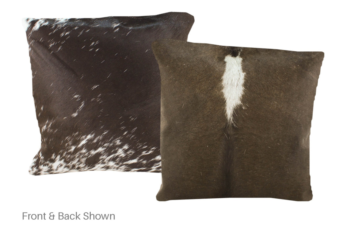 Chocolate Cowhide Pillow #A50743