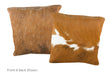 Tricolor Cowhide Pillow 16x16 #A50749 by Hudson Hides