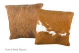 Tricolor Cowhide Pillow 16x16 #A50749 by Hudson Hides