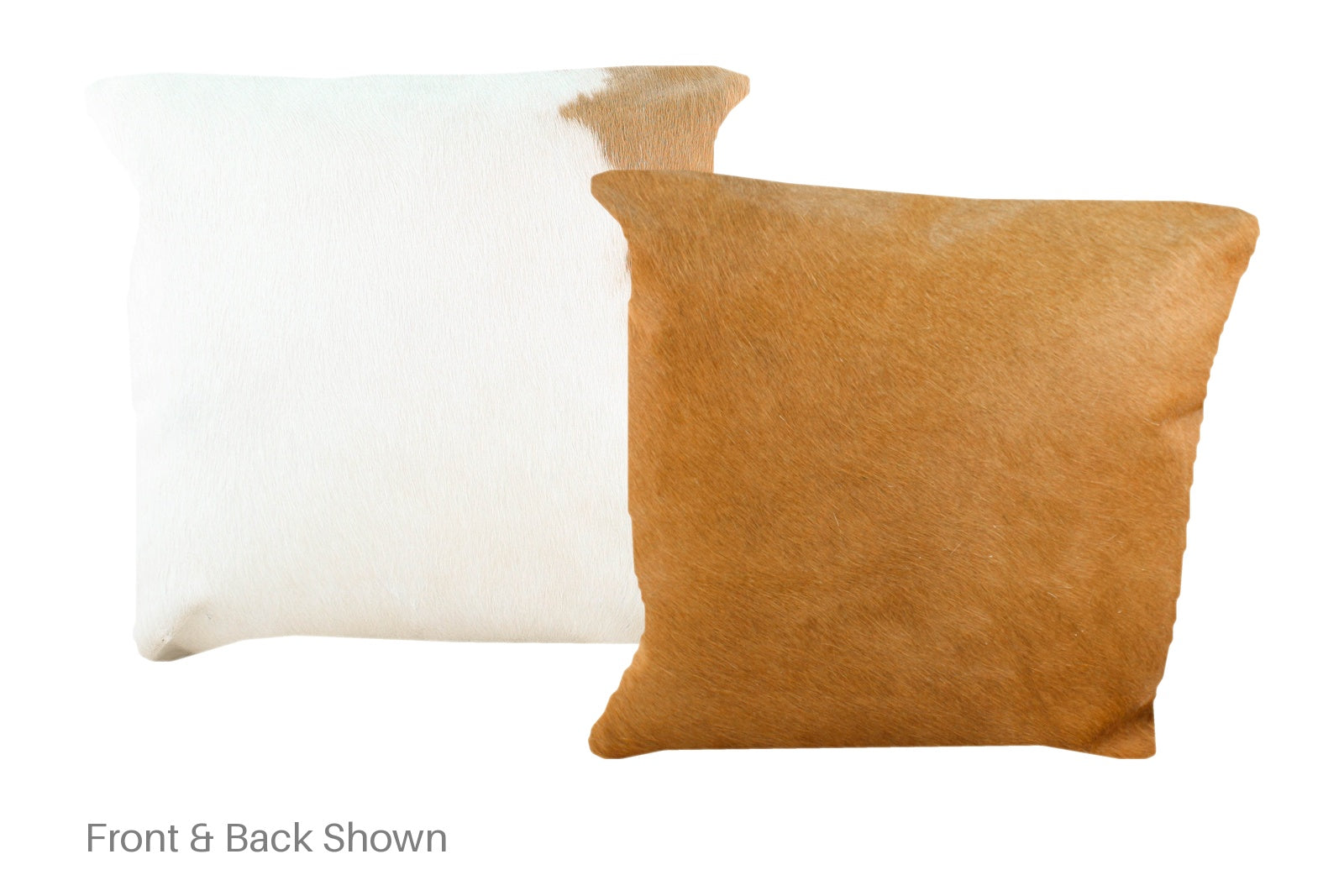 Brown and White Cowhide Pillow #A50750