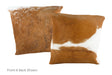 Brown and White Cowhide Pillow 16x16 #A50752 by Hudson Hides