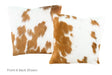 Tricolor Cowhide Pillow 16x16 #A50756 by Hudson Hides