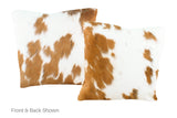 Tricolor Cowhide Pillow 16x16 #A50756 by Hudson Hides