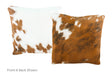Tricolor Cowhide Pillow 16x16 #A50760 by Hudson Hides