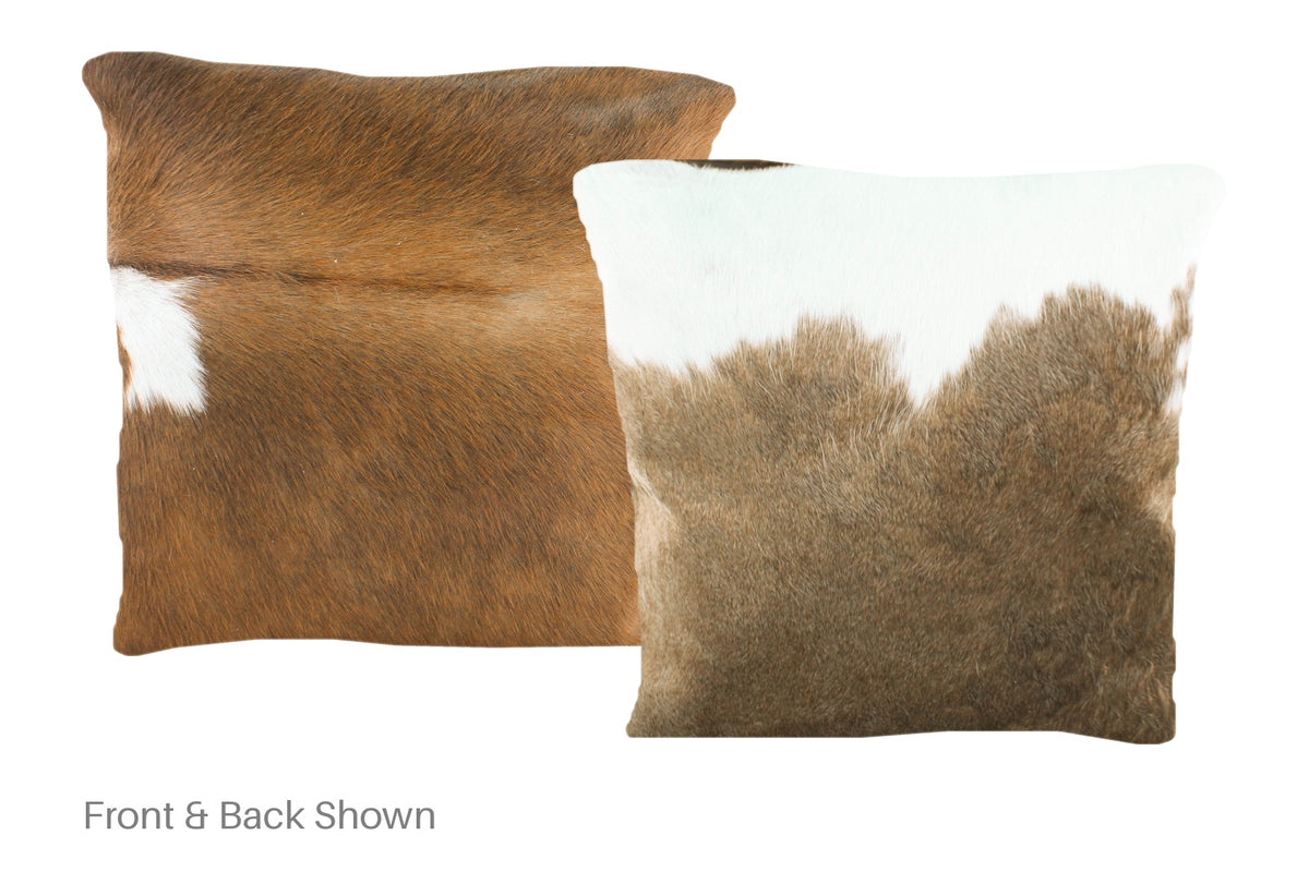 Taupe Cowhide Pillow #A50773