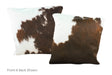 Tricolor Cowhide Pillow 16x16 #A50776 by Hudson Hides