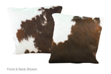Tricolor Cowhide Pillow 16x16 #A50776 by Hudson Hides