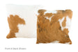 Tricolor Cowhide Pillow 16x16 #A50791 by Hudson Hides
