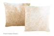 Beige Cowhide Pillow 16x16 #A50798 by Hudson Hides