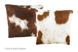 Tricolor Cowhide Pillow 16x16 #A50801 by Hudson Hides